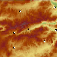 Nearby Forecast Locations - Tosya - Carte