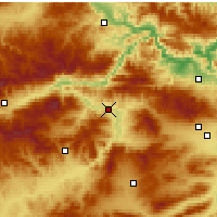 Nearby Forecast Locations - Dénia - Carte
