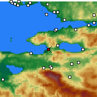 Nearby Forecast Locations - Gemlik - Carte