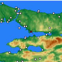 Nearby Forecast Locations - Gebze - Carte