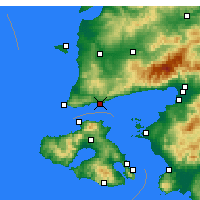 Nearby Forecast Locations - Assos - Carte