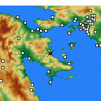 Nearby Forecast Locations - Archea Epidavros - Carte