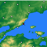 Nearby Forecast Locations - Hoşköy - Carte