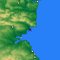 Nearby Forecast Locations - Nesebăr - Carte