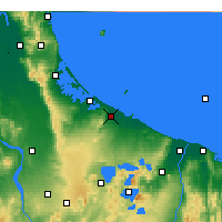 Nearby Forecast Locations - Te Puke - Carte