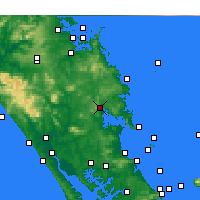 Nearby Forecast Locations - Whangarei - Carte