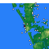 Nearby Forecast Locations - Te Henga / Bethells Beach - Carte