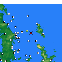 Nearby Forecast Locations - Horn Rock - Carte
