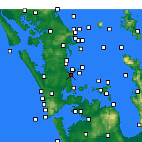 Nearby Forecast Locations - Long Bay - Carte