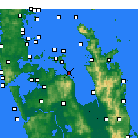 Nearby Forecast Locations - Orere Point - Carte