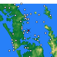 Nearby Forecast Locations - Tiritiri Matangi - Carte