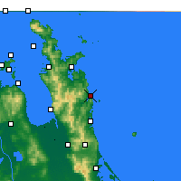 Nearby Forecast Locations - Pauanui - Carte