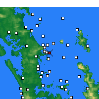Nearby Forecast Locations - Takatu Point - Carte