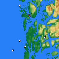 Nearby Forecast Locations - Leirvik - Carte