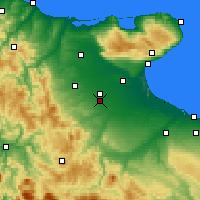 Nearby Forecast Locations - Foggia - Carte