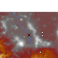 Nearby Forecast Locations - Toluca - Carte