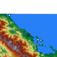 Nearby Forecast Locations - Changuinola - Carte