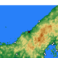 Nearby Forecast Locations - Masuda - Carte