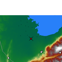 Nearby Forecast Locations - Santa Bárbara del Zulia - Carte