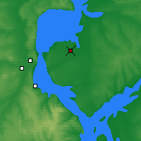 Nearby Forecast Locations - Oulianovsk - Carte