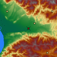 Nearby Forecast Locations - Koutaïssi - Carte