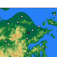 Nearby Forecast Locations - Ningbo - Carte