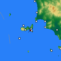 Nearby Forecast Locations - Capoliveri - Carte