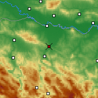 Nearby Forecast Locations - Laktaši - Carte
