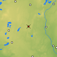 Nearby Forecast Locations - Long Prairie - Carte
