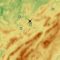 Nearby Forecast Locations - Iouriouzan - Carte