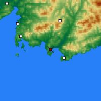 Nearby Forecast Locations - Nakhodka - Carte