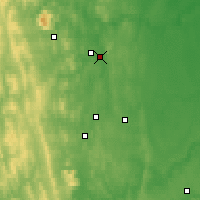 Nearby Forecast Locations - Nijniaïa Toura - Carte