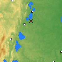Nearby Forecast Locations - Oziorsk - Carte