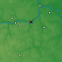 Nearby Forecast Locations - Oziory - Carte