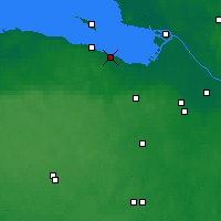 Nearby Forecast Locations - Peterhof - Carte