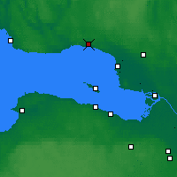 Nearby Forecast Locations - Zelenogorsk - Carte