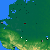 Nearby Forecast Locations - Slaviansk-na-Koubani - Carte