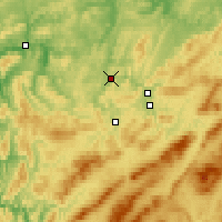 Nearby Forecast Locations - Oust-Katav - Carte