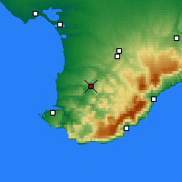 Nearby Forecast Locations - Bakhtchissaraï - Carte