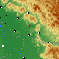 Nearby Forecast Locations - Irchava - Carte