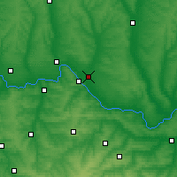 Nearby Forecast Locations - Sievierodonetsk - Carte