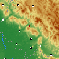 Nearby Forecast Locations - Svaliava - Carte