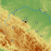 Nearby Forecast Locations - Trouskavets - Carte
