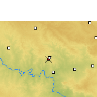 Nearby Forecast Locations - Gulbarga - Carte