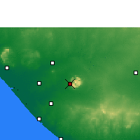 Nearby Forecast Locations - Junagadh - Carte