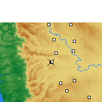 Nearby Forecast Locations - Kolhapur - Carte