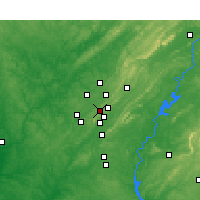 Nearby Forecast Locations - Homewood - Carte