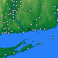 Nearby Forecast Locations - East Lyme - Carte