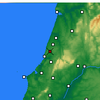 Nearby Forecast Locations - Pataias - Carte