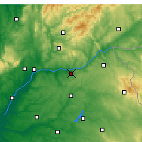 Nearby Forecast Locations - Tomar - Carte